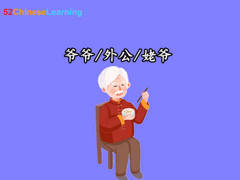Chinese words grandpa