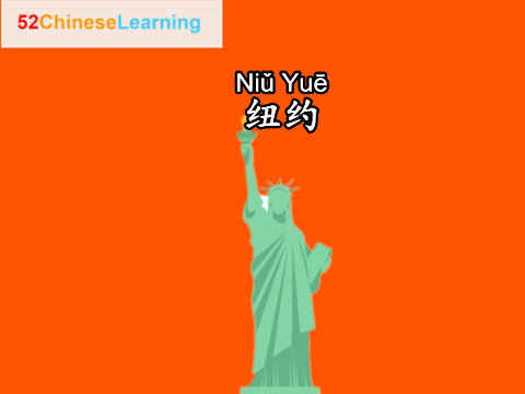 say new york in chinese