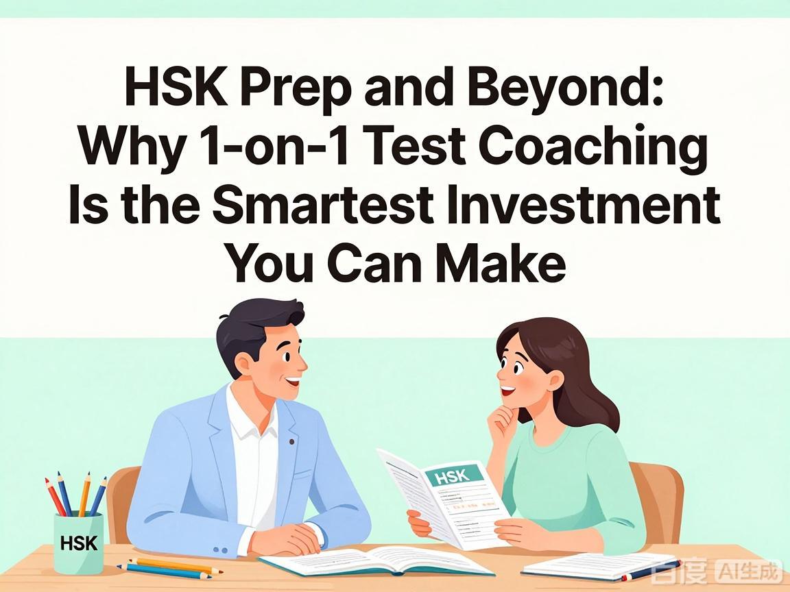 HSK Prep and Beyond: Why 1-on-1 Test Coaching Is the Smartest Investment You Can Make